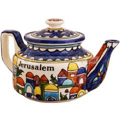 Jerusalem Ceramic Teapot