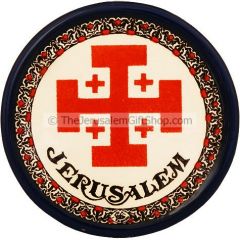Jerusalem Cross Ceramic Coaster