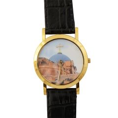 Church of Holy Sepulcher in Jerusalem Watch with Gold Face