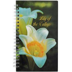 Spiral Hard Cover Notebook - Lily of the Valley