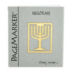 Menorah Biblical - 24kt Gold Plated Bookmark