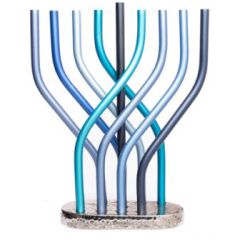 Hanukkah Menorah Flame design by Yair emanuel