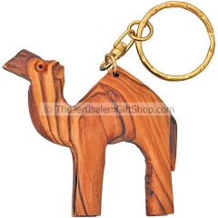 Keychain - Camel from Olive Wood