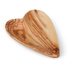 Olive Wood Heart Shaped Dish