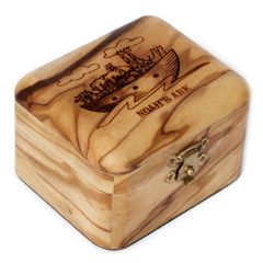 Olive Wood Noah's Ark Box
