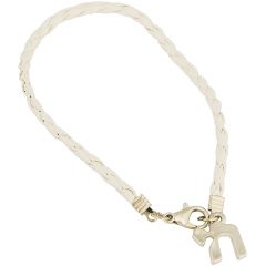Chai - 'Life' Bracelet in White