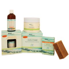 PSOEasy Psorasis Treatment Kit - Psoriasis Cream 250 ml - Mild Natural Oil - Psoriasis Soap - Contains Dead Sea minerals