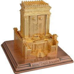 The Second Temple - 24kt Gold Plated with Sacred Vessels
