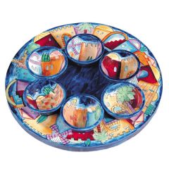 Jerusalem Seder Plate set