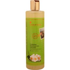 Exfoliating Shower Gel with Loofah - Green Tea and Jasmine Blossom