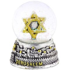 now Ball - Jerusalem with Star of David - Silver