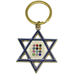 Karshi Silver Jerusalem Key Chain