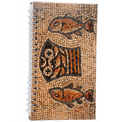 Spiral Hard Cover Notebook -  Tabgha Mosaic