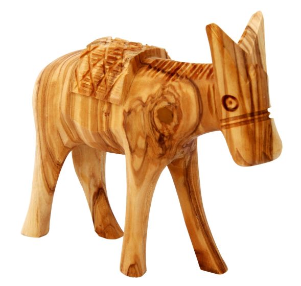 Olive Wood Donkey - Made in Bethlehem