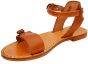 Jesus Sandals - King David - Handmade from Leather in the Holy Land - side