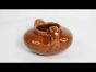 Herodian - Biblical Replica Ancient Clay Oil Lamp with Glazed Coating prevent the lamp from leaking