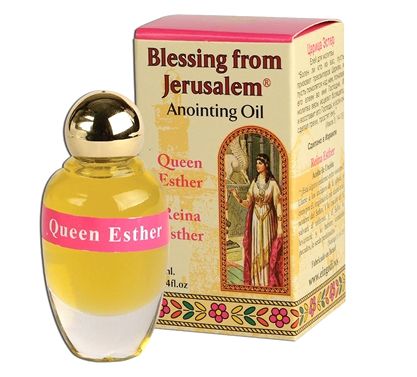 Ein Gedy - 'Blessing from Jerusalem' Anointing Oil - Queen Esther Prayer Oil - 12ml  made in Israel