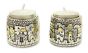 Cylindrical Jerusalem Candle Holders