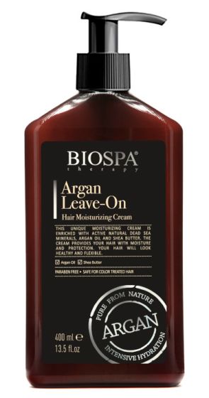Argan leave-on hair moisturizing cream