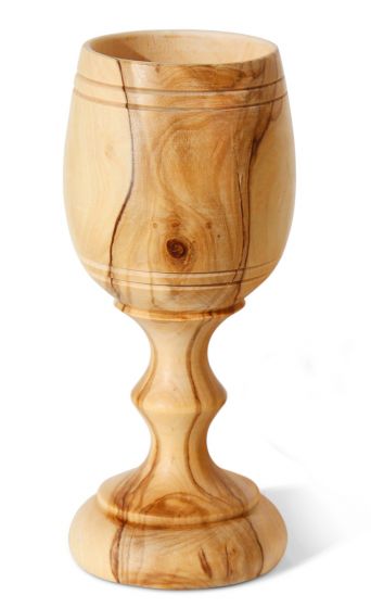 The Lord's Supper Cup - Made in Bethlehem from Olive Wood