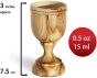 Communion cups set - The Lord's Supper - Ten Small (Approx 3 Inch) Olive Wood Cups
