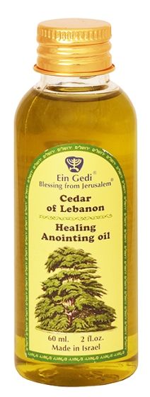 Cedar of Lebanon Anointing Oil - Healing - Made in Israel - 60ml