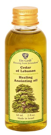 Cedar of Lebanon Anointing Oil - Healing - Made in Israel - 60ml 