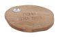 Yair Emanuel Round Shabbat Breadboard 'Yom Tov' Hebrew Engraving