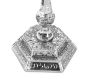 Jerusalem Menorah - Silver