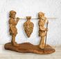 Joshua and Caleb - Fruit of the Land in Olive Wood 