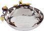 Yair Emanuel - Pomegranate Stainless Steel & Copper Oval Bowl