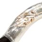 Silver Grafted In with Olive Branch Large Yemenite Shofar - Detail 2