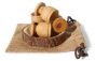 Communion Cups Set - The Lord's Supper - Natural Olive Wood Bread Tray (Approx 4 Inch) with Four Mini (Approx 1.5 Inch) Olive Wood Cups in Gift Bag