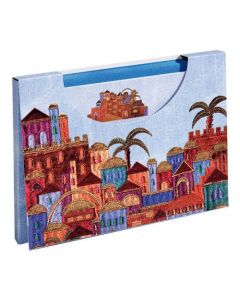 10 Notelets With Envelopes - Jerusalem Skyline