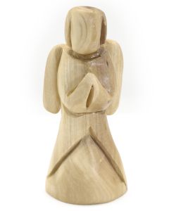 Olive Wood Angel Praying