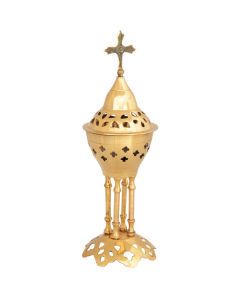 Incense Burner from Jerusalem - Decorated Brass
