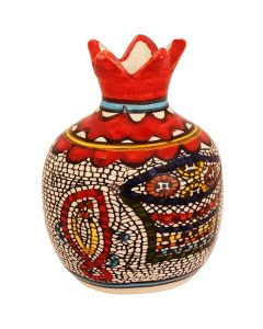 Ceramic Pomegranate - Tabgha (Loaves and Fishes)