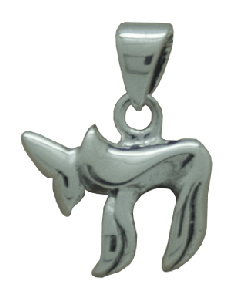 Curved Sterling Silver Chai