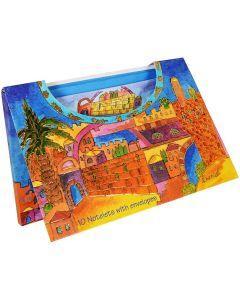10 Notelets With Envelopes - Jerusalem Walls