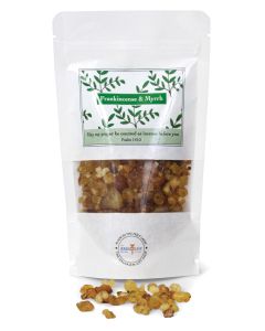Holy Incense from Jerusalem - Frankincense and Myrrh in a Gift Pack