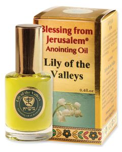 Blessing from Jerusalem ® 'Lily of the Valleys' Anointing Oil - Gold Line Prayer Oil - 12ml