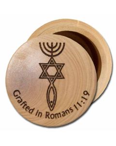 Grafted In Olive Wood Pill Box