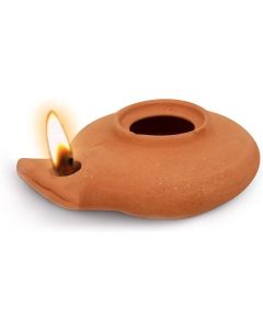 Clay Oil Lamp - Herodian Jerusalem Style
