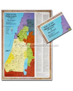 Map of the Holy Land for Pilgrims and Bible Students