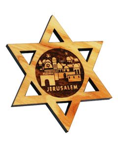 Star of David Jerusalem Fridge Magnet
