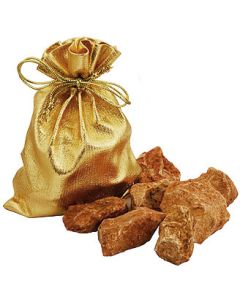 Stones from Jerusalem in Golden Bag