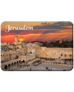 Jerusalem at Sunset Magnet