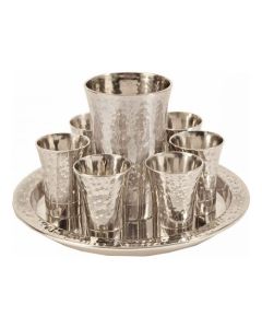 Anodized Aluminum 8 Piece Lord's Supper Set - Hammer Work