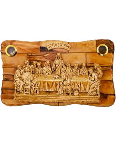 The Last Supper - Olive Wood Plaque