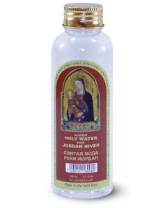 Holy Water from the Jordan River with Mary Icon - 110 ml
